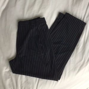 Urban Outfitters Navy Blue Pinstripe Pants